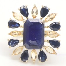 Heizbar Edelstein Blauer