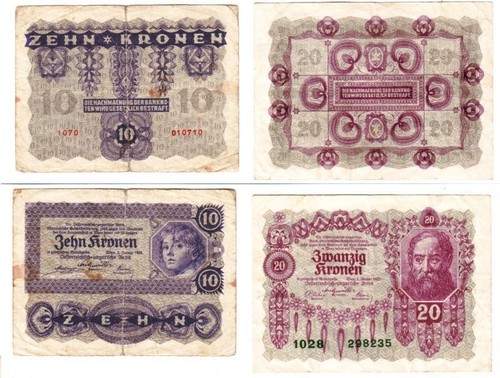 Banknoten und 20 kronen - banknoten,