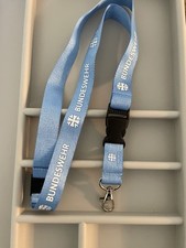 Schlüsselanhänger Lanyard Bundeswehr Heer Bund Schlüsselband Blau Intern