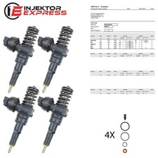 4x 0414720232 Bosch Pumpe Düse für VW Caddy Golf V 2.0 SDI 038130073BR