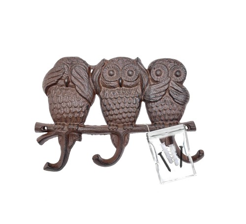 Hakenleiste vogelmotive eulen - vogelmotive,