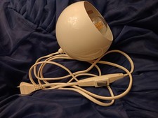 70er Hängeleuchte Weiss Metall Lamp 60s 70s True Vintage Danish Design