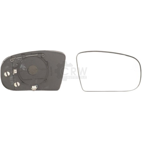 Spiegelglas haltefuss links - spiegelglas,
