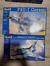 Plastikmodellbau Flugzeuge Dassault Mirage 2000C&F4U-7 Corsair