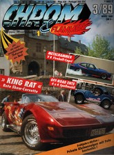 Zeitschrift Chrom & Flammen #3 von 1989 Offroad Ente King RAt Corvette V8 Capri