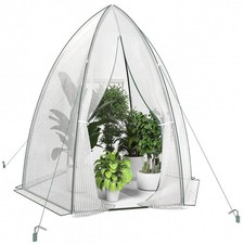 Gewächshaus Foliengewächshaus 160x180cm Pflanzenschutz Reißverschluss