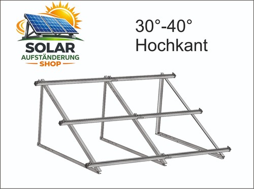 Solar aufständerung - +,
