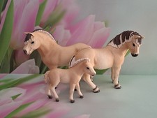 Schleich Pferd Fjord Familie 13753, 13754, 13755  Sehr Guter Zustand 