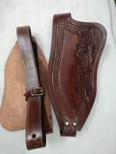 Braun Western Leder