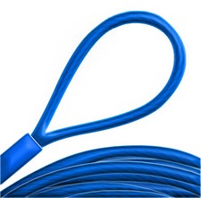 Ab 0,2-10m Stahlseil ummantelt