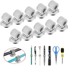 Stifthalter Magnetisch 10 Stück Edelstahl Magnet Stifthalter Clips mit 
