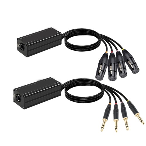 4channel xlr 35 auditory - to, 6.35