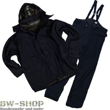 ORIGINAL BUNDESWEHR NÄSSESCHUTZ BLAU ANZUG / JACKE / HOSE BW GORE-TEX REGENANZUG