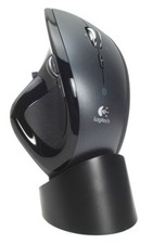 schnurlose Logitech MX Revolution Bluetooth Mouse wireless USB mit Ladestation