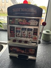 MAXI Spielautomat Spardose Slot-Maschine Höhe 37cm mit LICHT + SOUND