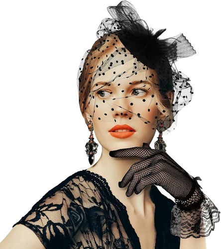 Fascinator hut kunstfeder - fascinator,