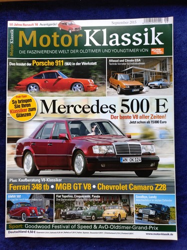 Motor klassik 2015 porsche - motor,
