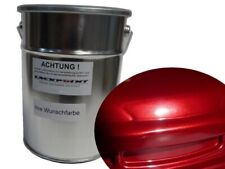 0,5 Liter Spritzfertig Wasserbasislack Deep Candy Red Metallic Autolack Farbe