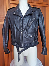 Schott Perfecto 613 USA Jacke Nagel '80 Leder schwarz motorcycle Jacket Size 42
