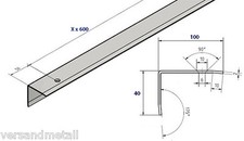 Garagen-Profil, 100x40x2,0mm