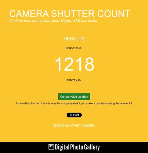 Pentax gelb edition - k-r,