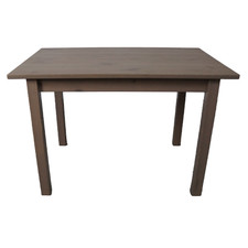 Esstisch aus Fichtenholz gebeizt