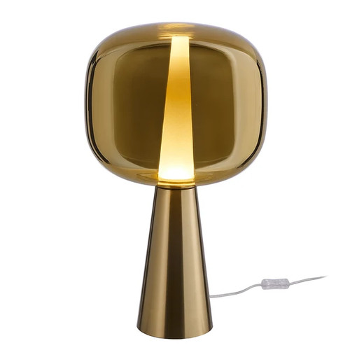 Tischleuchte art deco gold - art,