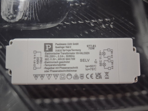 Halogen trafo 20bis - 70, watt
