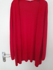 Damen offene Long  Strickjacke rot Gr. 42   - s. Oliver -