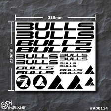 Bulls sticker schwarz - sticker,