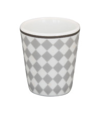 Eierbecher HARLEKIN hellgrau