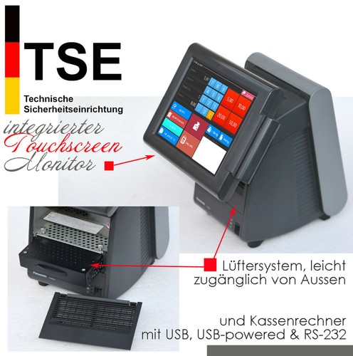 Tse touchscreen kasse - tse,