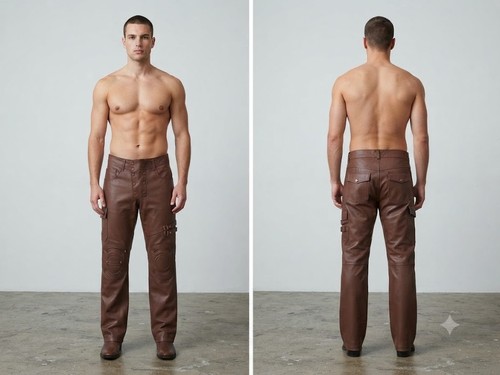 Men brown padded style - brown,