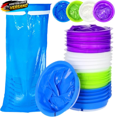 Spuckbeutel mit ring 1000ml - spuckbeutel,