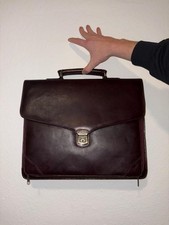 Gardini Aktentasche Lehrertasche mit Vielen Fächern, Dunkelbraun