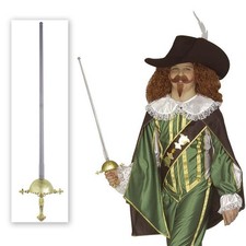 Mittelalter Musketier Degen Waffe Fuchtel Kostüm Zubehör Schwert