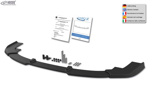 Rdx frontspoilerlippe vario - rdx,