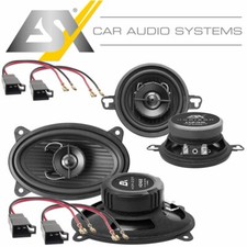 ESX Lautsprecher für VW Golf 2 II Polo 86c 6N Komplettset Boxen vorne+hinten
