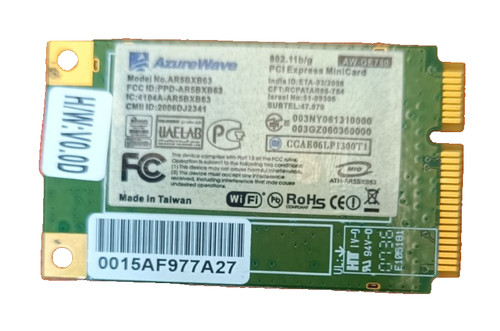 Azurewave ge780 ar5bxb63 - azurewave, aw-ge780