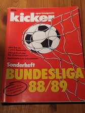 Kicker Sonderheft Bundesliga 1988/1989 / mit Stecktabelle