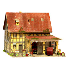 Diorama H0/1:87 Vollmer Top Gebäude Landmaschinen Reparaturwerkstatt patiniert