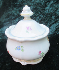C.&E. Carstens , Weimar Porzellan , Zuckerdose , Deckeldose Katharina Streublume