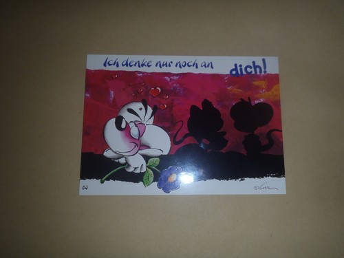 Diddl postkarte 200er jahre - postkarte,