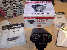 METZ Mecablitz 32 CT 7 + METZ REFLEXSCHIRM 32-73 + OVP  + ANL. MADE IN GERMANY