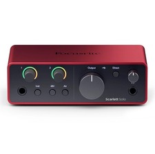 Focusrite Scarlett Solo 4th Gen USB Audio Interface
