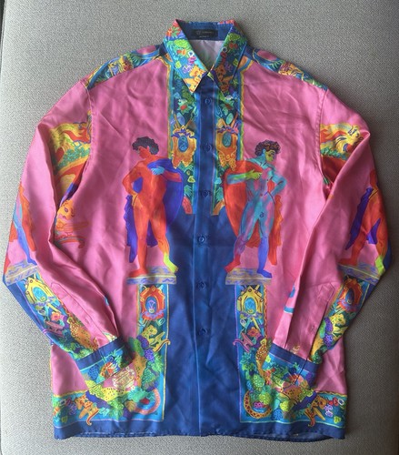 Versace seiden twill - seiden, hemd