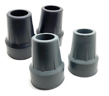 Gehstock Gummiende x 2 Gummizwingen 19 mm oder 22 mm - extra langlebig