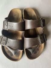 Birkenstock Arizona Birko-Flor Pantolette für Herren Braun 42