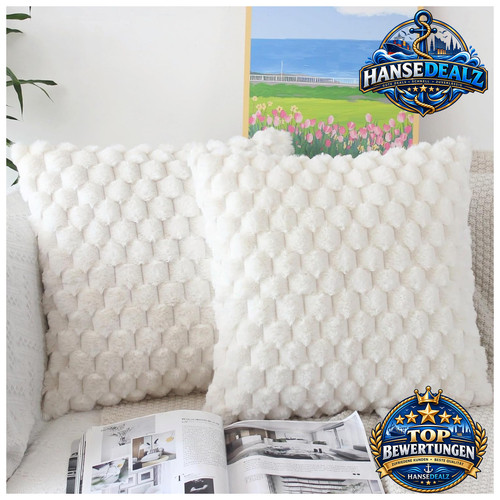 Kissenbezug flauschig 40x40 - kissenbezug,