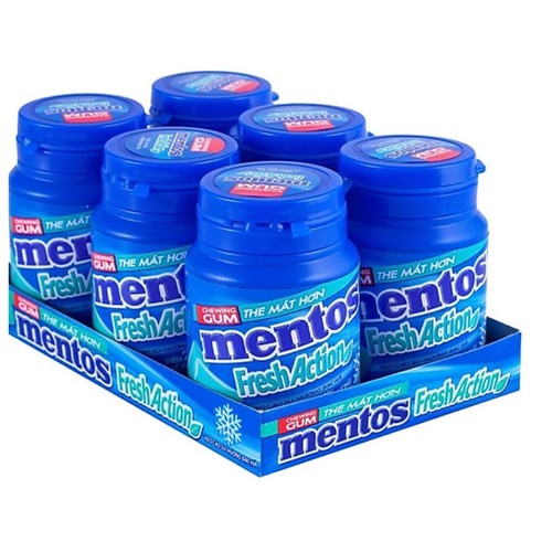 Kaugummi mentos fresh - mentos, action